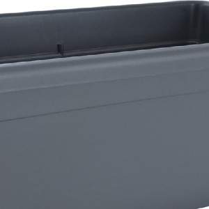 Rectangular planter Anthea 60cm athracite detail