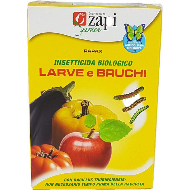 BIOLOGICAL INSECTICIDE LEPIDOPTERI LARVE AND CATERPILLARS 50ml RAPAX BIOLOGICAL INSECTICIDE LEPIDOPTERI LARVE AND CATERPILLARS 50ml RAPAX