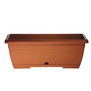 OASI MINI FLOWERBOX 35cm COTTO with saucer