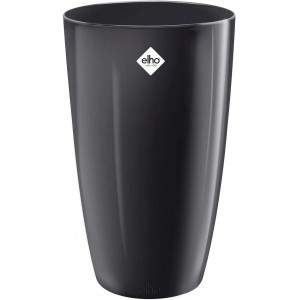 Elho Brussels Diamond Round High 22 - Bloempot - Oyster Pearl - Binnen - Ø 22,4 x H 32,4 cm