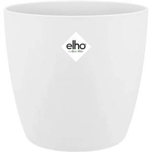 Elho Bruxelas Rodada 16 - Vaso - Branco - Interior - Ø 15,9 x A 14,6 cm