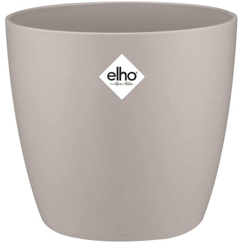 Elho Brussels Round 16 - Pot de fleurs - Blanc - Intérieur - Ø 15,9 x H 14,6 cm