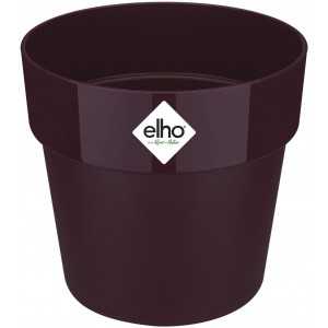 Elho B.for Original runder Mini-Blumentopf, warmes Grau, 11 cm