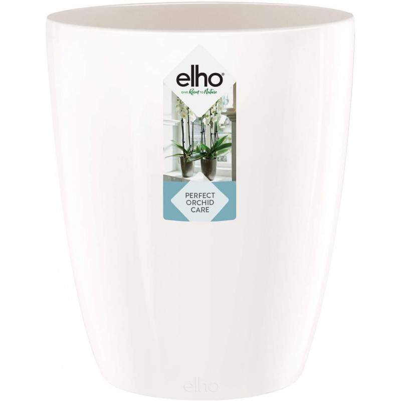 Elho Brussels Diamond Orchid High 12,5 - Bloempot - Zacht Roze - Binnen - Ø 12,7 x H 15,2 cm