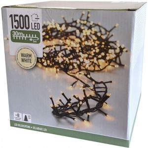 1500 Luci di Natale LED BIANCO CALDO 30m