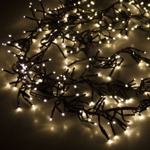 1500 lumières de Noël LED BLANC CHAUD 30m