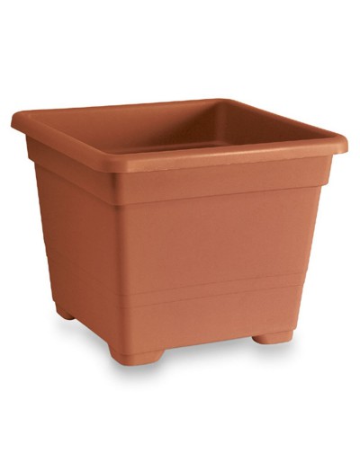 Pot carré 45cm terre cuite