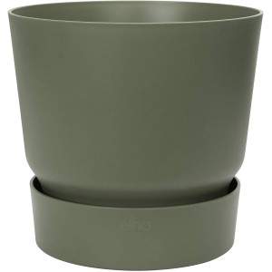 Vase rond Elho Greenville, vert, 25 cm