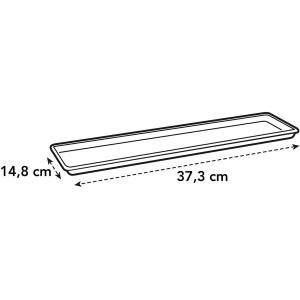 Elho Green Basics Balkonbak Schotel 80 - Schotel - Blad Groen - Buitenbalkon - Ø 77.5 x H 2.5 , 80 CM