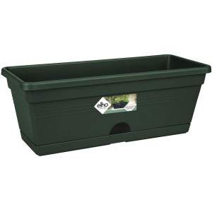 Elho Green Basics Koryta Mini Allin1 30 - Doniczka - Liść Zielony - Na zewnątrz i Balkon - L 30,2 x W 19,5 x W 15,6 cm