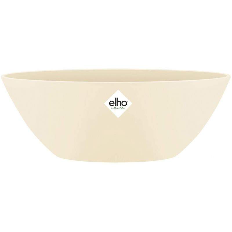 Elho Brussels Oval Vaso, Beige, 36 CM