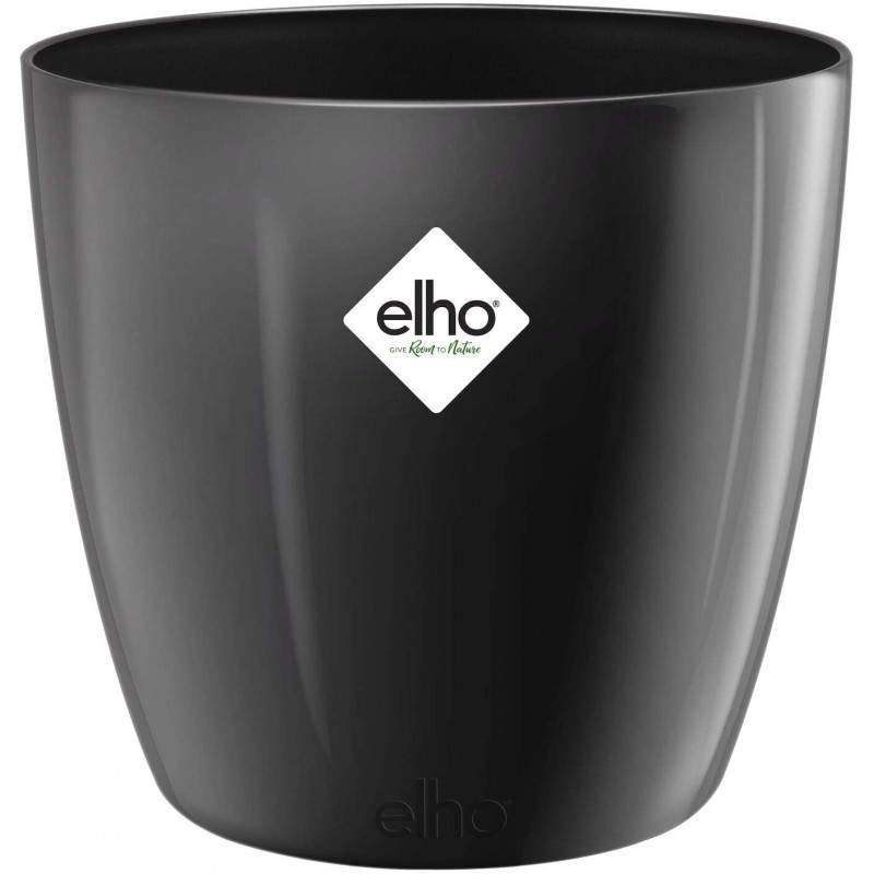 Elho Brussels Diamond Round metaliczny czarny Elho Brussels Diamond Round metaliczny czarny