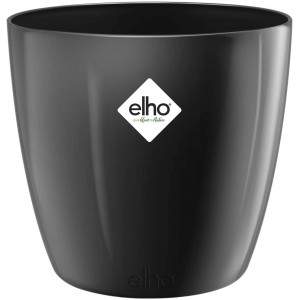 Elho Brussels Diamond Round 30 - Flowerpot - Oyster Pearl - Interior - Ø 29,4 x H 27, 30 CM