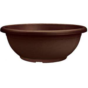 Naxos bowl with integrated anthracite saucer