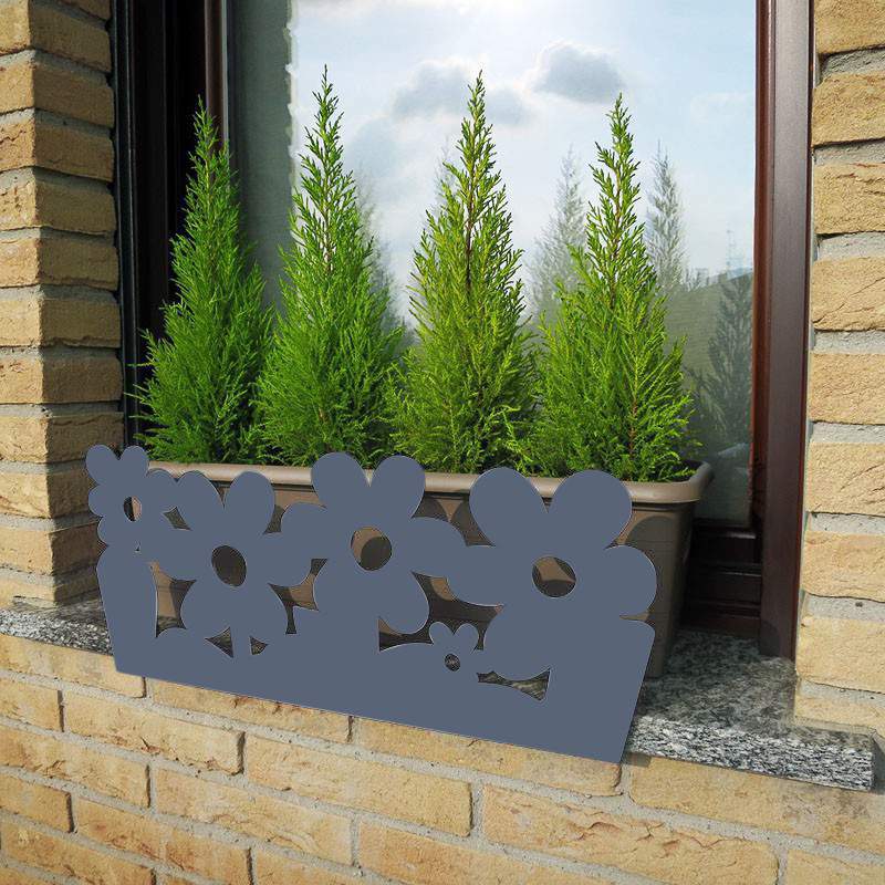 Fiore Anticaduta Vasi antracite Fiore Anticaduta Vasi antracite