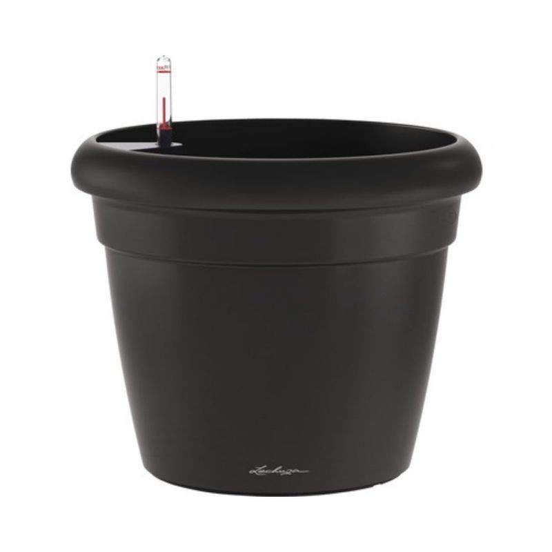 Vaso Lechuza Rustico Nero 39cm