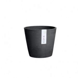 Ecopots Amsterdam Donkergrijze Vaas 20cm