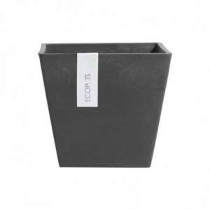 Vaas Ecopots Rotterdam Donkergrijs 40cm