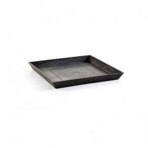 Platillo Ecopots Rotterdam Gris Oscuro 30cm