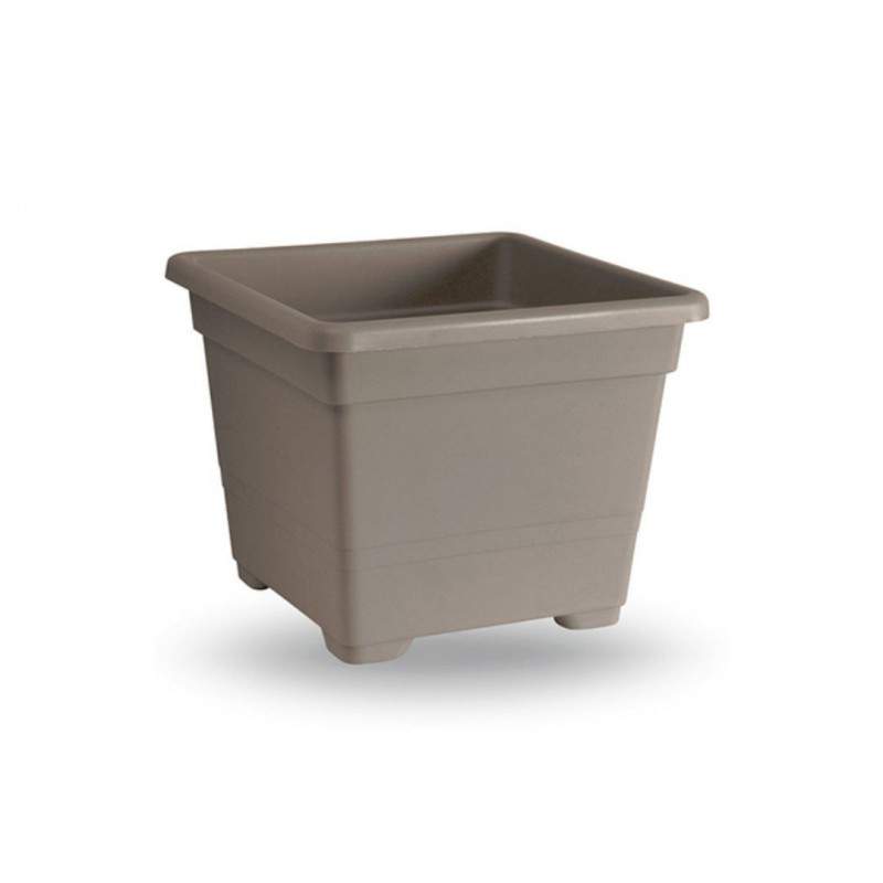 Vaso Quadrato 32cm Tortora Vaso Quadrato 32cm Tortora