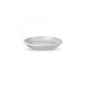 Cylinder saucer ø19 cm. White