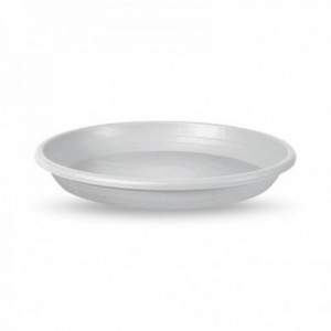 Cylinder saucer ø22 cm. White