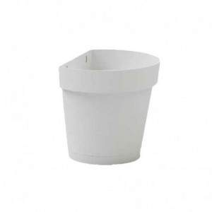 Vaso a muro Cleo ø 25 cm. Bianco