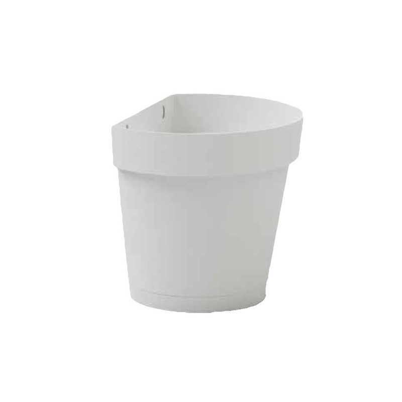 Cleo väggvas ø 25 cm. Vit Cleo väggvas ø 25 cm. Vit