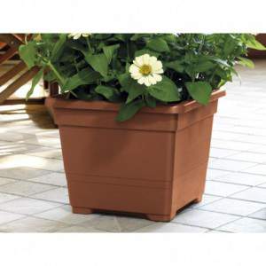 Square Pot 14cm Terracotta...