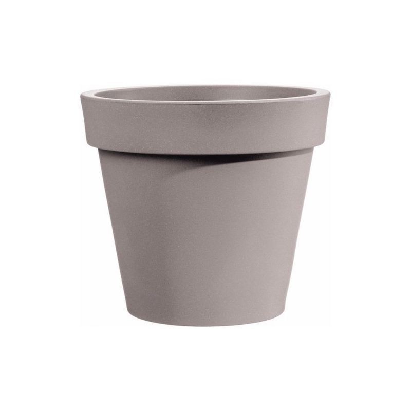 Lätt rund kruka ø 35 cm. Taupe Lätt rund kruka ø 35 cm. Taupe