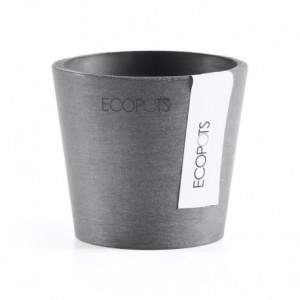 Ecopots Amsterdam Mini 8 Vase - Gray