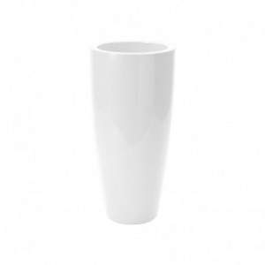 Vase Talos 70 cm. blanc