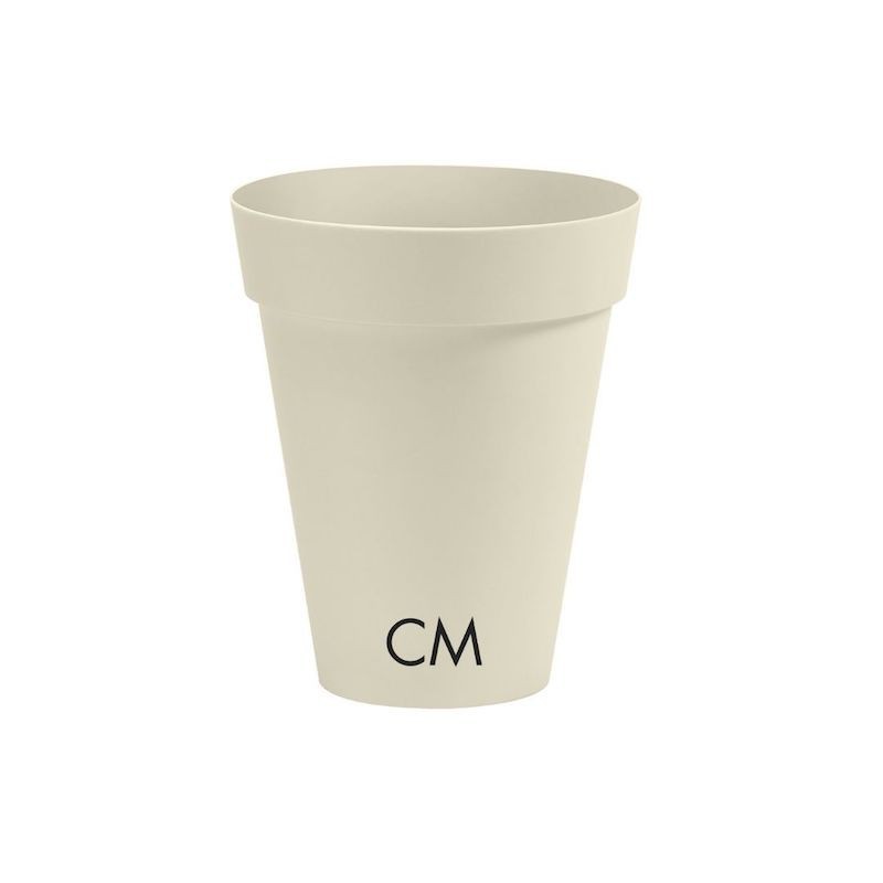 Vase Arke Slim 33 cm. Crème