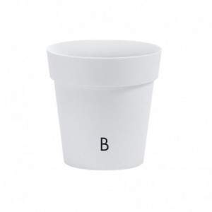 Vaso Arkè 30 cm. Bianco