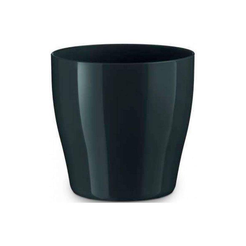 Pot de fleur Intérieur Living 40 cm. avec Ruedas - La couleur noire -  GardenStuff