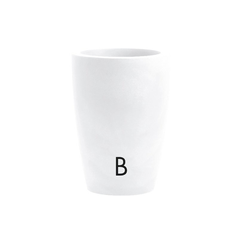 Tylus vase 23 cm. White