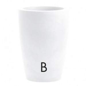 Tylus vase 23 cm. White