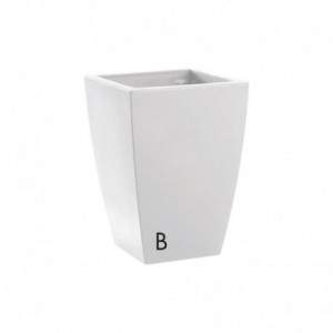 Logos vase 30 cm. White