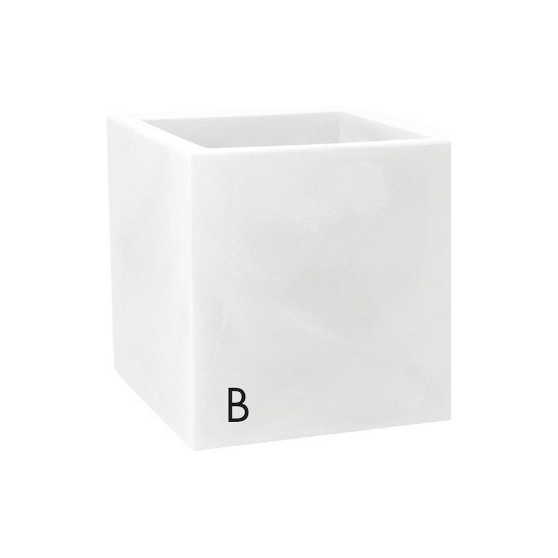 Modus Quadro Vase 40 cm. White