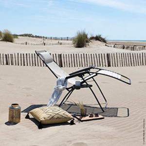 Lafuma Deckchair - Light grey