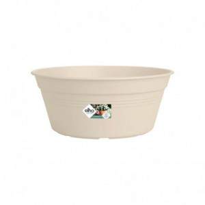Elho Green Basics Bowl 33 cm. Baumwolle Weiß