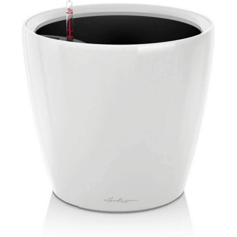 Lechuza 16040 CLASSICO Premium LS 28 Fodera per piante rimovibile con telaio della maniglia brevettato, bianco lucido, plastica Lechuza 16040 CLASSICO Premium LS 28 Fodera per piante rimovibile con telaio della maniglia brevettato, bianco lucido, plastica
