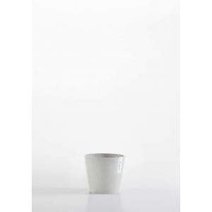 ECOPOTS Vaso Tondo Amsterdam Ø20 H17 White Grey