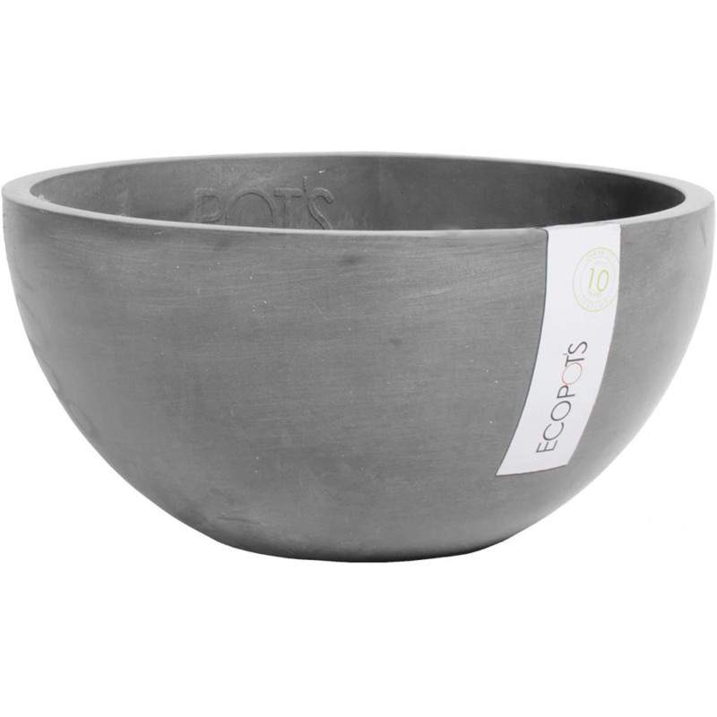 Ashortwalk ECOPOTS Bruxelles - Cache-pot en plastique recyclé, diamètre 30cm x hauteur 14cm