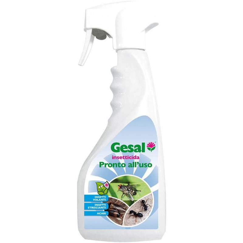 Insecticida listo para usar Gesal para insectos voladores, insectos rastreros y ácaros.