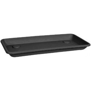 Blim Anthea Rectangular saucer for planter, Anthracite, 50 cm