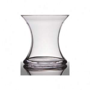 Vas-X Hög cm. 24 Transparent glas