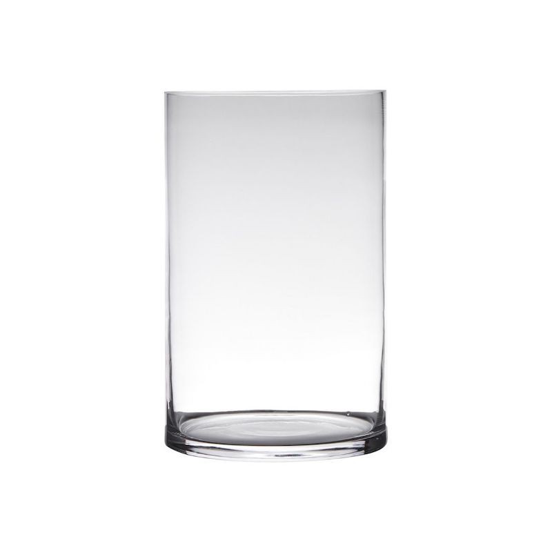 Przezroczysty szklany wazon...
