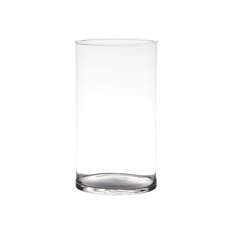Zylindervase aus Glas H25 D14