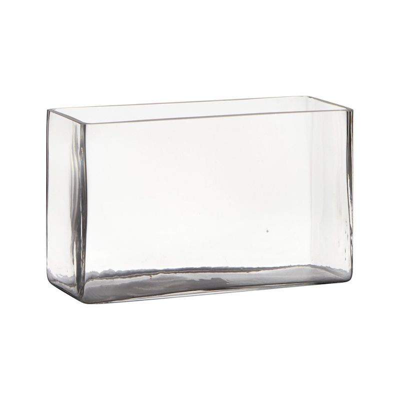 Glass Rectangular Vase... Glass Rectangular Vase...